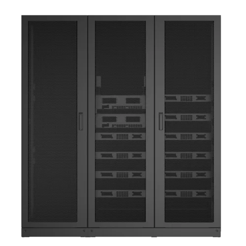 Шасси модульного источника бесперебойного питания он-лайн SNR серии SM 800кВА (8 слотов для силовых модулей 100кВА), 3ф:3ф, 10.4"LCD, Сервисный байпас